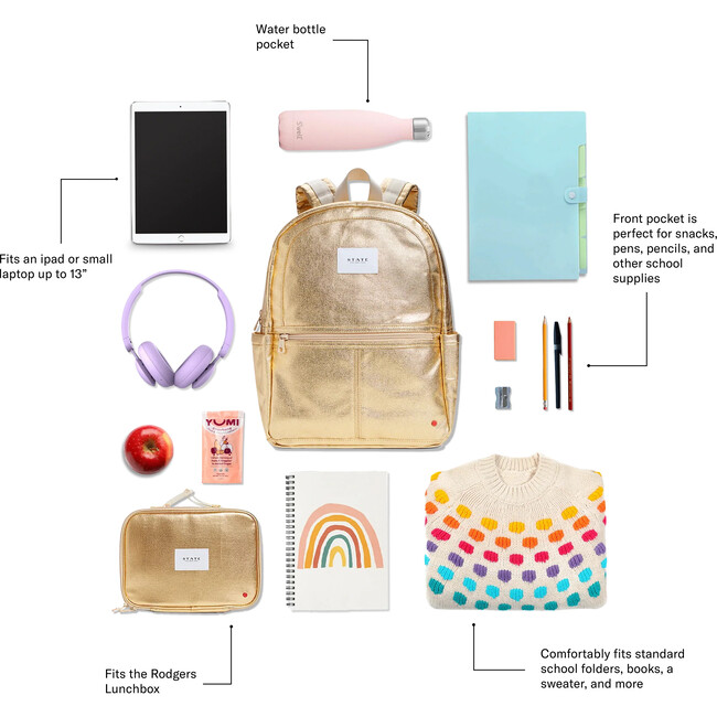 Kane Kids Travel, Fuzzy Bolt - Backpacks - 5