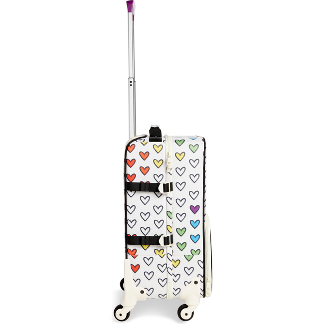 Logan Suitcase, Rainbow Hearts - Luggage - 4