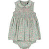 Rubie Floral Smocked Dress, Multicolors - Dresses - 1 - thumbnail