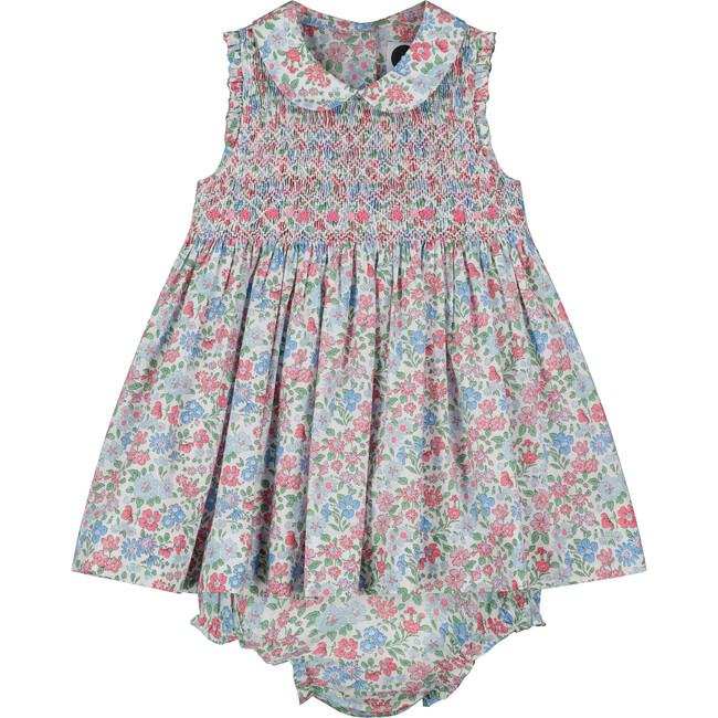 Lexi Floral Smocked Dress, Multicolors - Dresses - 1