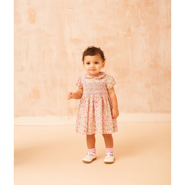 Manette Floral Smocked Dress, Multicolors - Dresses - 2