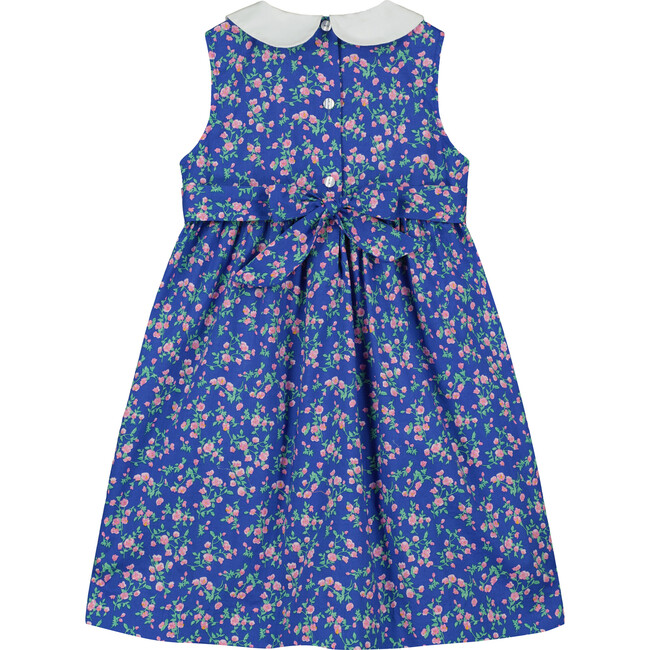 Joules Floral Smocked Dress, Blue - Dresses - 4