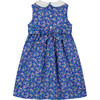 Joules Floral Smocked Dress, Blue - Dresses - 4