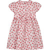 Lacie Cherry Print Smocked Dress, Pink - Dresses - 3