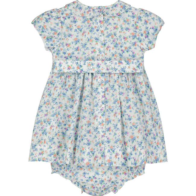 Mary Floral Smocked Dress, Multicolors - Dresses - 4
