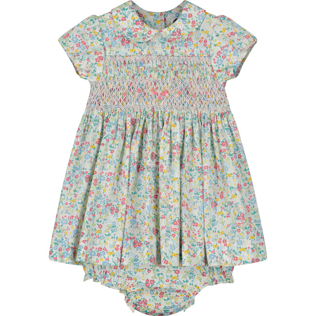 Gia Floral Smocked Dress, Multicolors