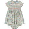 Gia Floral Smocked Dress, Multicolors - Dresses - 1 - thumbnail