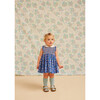 Jemmie Floral Smocked Dress, Blue - Dresses - 3