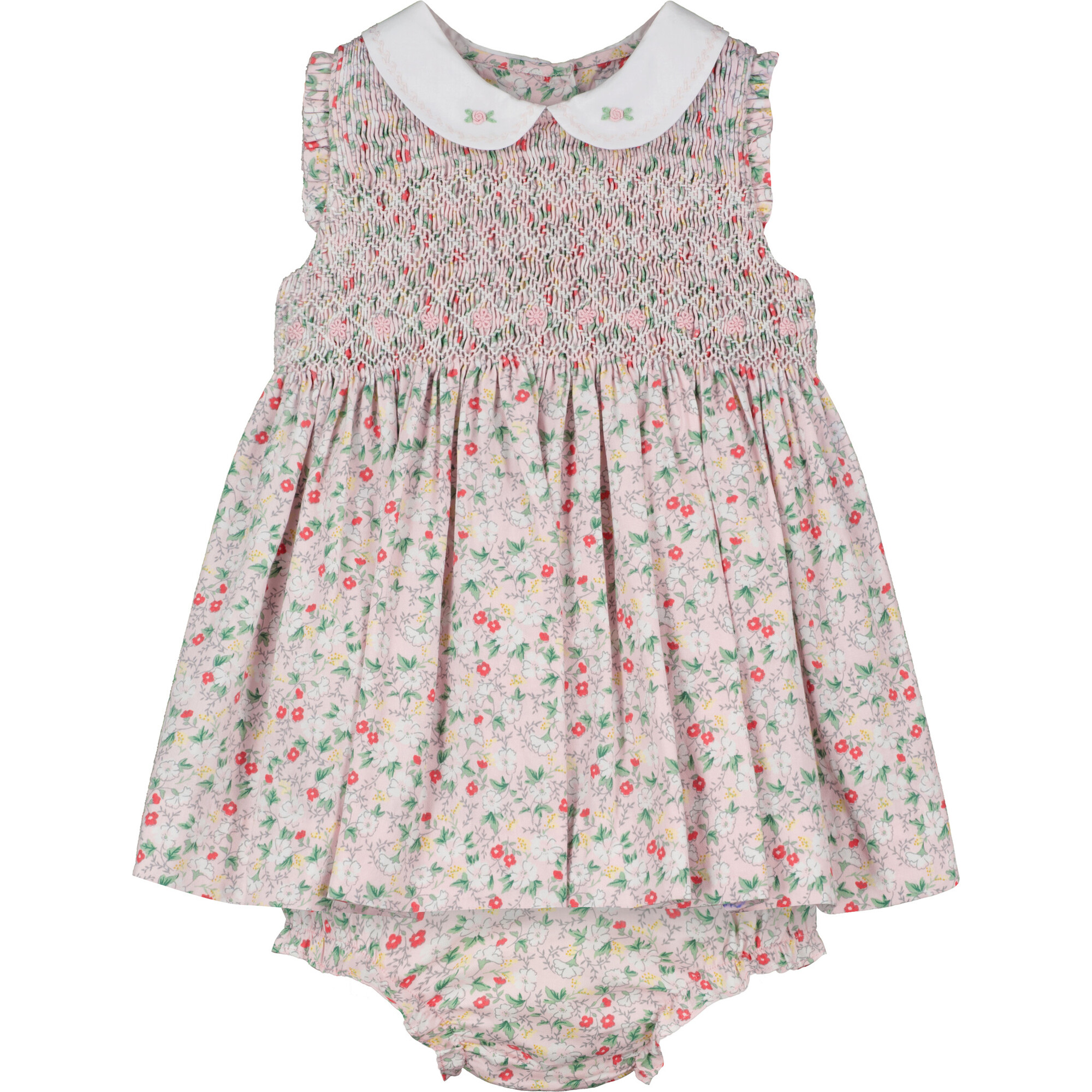 Franca Floral Smocked Dress, Multicolors - Dresses - 1