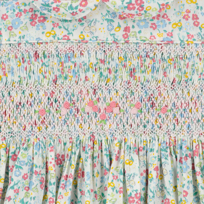 Gia Floral Smocked Dress, Multicolors - Dresses - 3