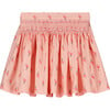 Florida Flamingo Print Skirt, Peach - Skirts - 1 - thumbnail