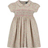 Emmie Floral Smocked Ditsy Dress, Pink - Dresses - 1 - thumbnail