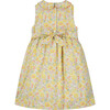 Gracie Floral Smocked Dress, Yellow - Dresses - 4