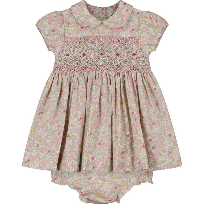Erica Floral Smocked Dress, Multicolors