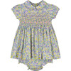 Nola Floral Smocked Dress, Multicolors - Dresses - 1 - thumbnail