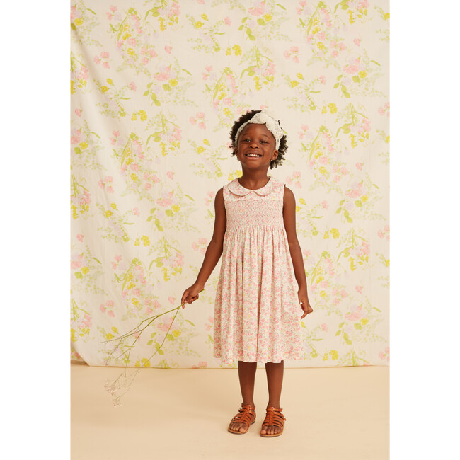 Diana Floral Smocked Dress, Pink - Dresses - 2