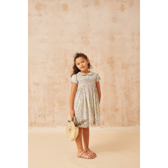 Nelly Floral Smocked Dress, Multicolors - Dresses - 2