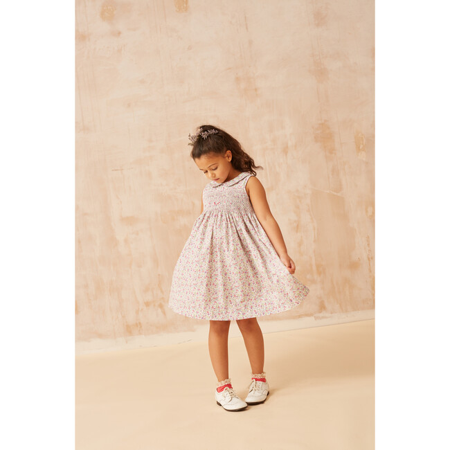 Celia Ditsy Floral Smocked Dress, Multicolors - Dresses - 2