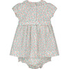 Charlie Floral Smocked Dress, White - Dresses - 4