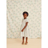 Mazia Floral Dress, White And Blue - Dresses - 2