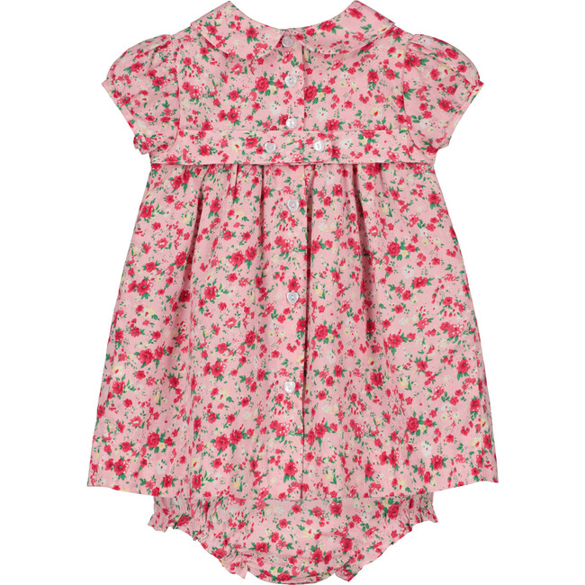 Miley Floral Smocked Dress, Pink - Dresses - 4