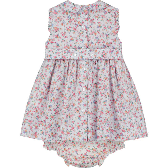 Miriam Floral Smocked Dress, Pink - Dresses - 4