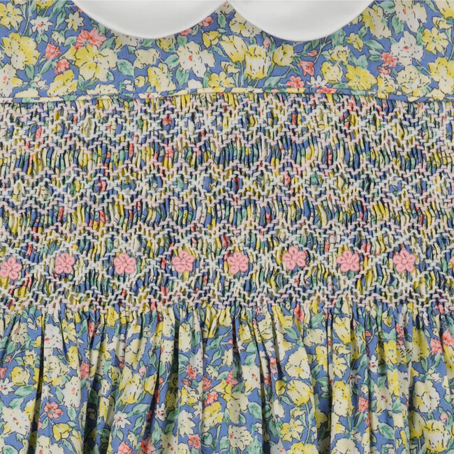 Pia Floral Smocked Dress, Multicolors - Dresses - 3