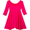 Twirly Dress, Neon Pink - Dresses - 2