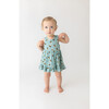 Spring Bee Racerback Twirl Bodysuit Dress, Pastel Green - Bodysuits - 2