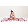 Watercolor Butterfly Beach Towel, Open Pink - Towels - 4