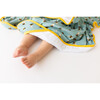 Spring Bee Hooded Towel, Pastel Green - Towels - 3