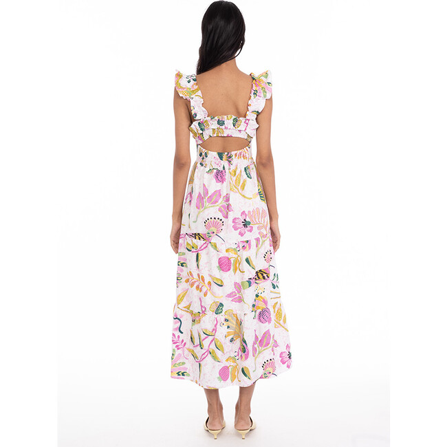 Women's Harriet Muse Spring Floral Dress, White - Dresses - 2