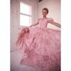 Women's Violette Puff Sleeve Print Maxi Dress, Pink - Dresses - 2