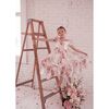 Violette Puff Sleeve Floral Print Maxi Dress, Cream - Dresses - 2