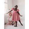 Women's Ballet Puff Sleeve Midi Dress, Dusty Rose - Dresses - 3 - thumbnail