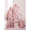 Violette Puff Sleeve Floral Print Maxi Dress, Cream - Dresses - 4