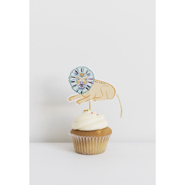 Safari Animals Cupcake Toppers - Party Accessories - 5