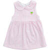 Strawberry Plaid Dress, Pink - Dresses - 1 - thumbnail