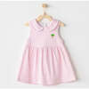 Strawberry Plaid Dress, Pink - Dresses - 2