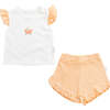 Playmate Graphic Ruffle Outfit, White - Mixed Apparel Set - 1 - thumbnail