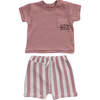 Zebra Pocket Outfit, Rose - Mixed Apparel Set - 1 - thumbnail