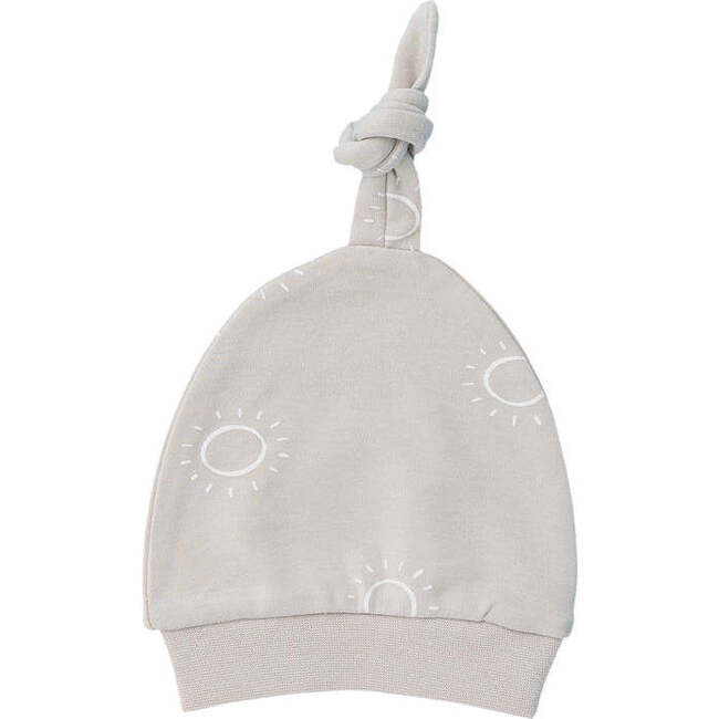Sunshine Print Side Snap Outfit & Hat, White - Mixed Apparel Set - 3