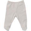 Sunshine Print Side Snap Outfit & Hat, White - Mixed Apparel Set - 5