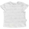 Lilac Funny Bunny Striped Outfit, White - Bodysuits - 3