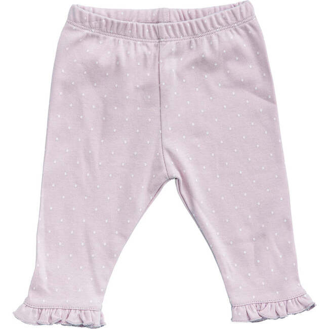 Lilac Funny Bunny Striped Outfit, White - Bodysuits - 4