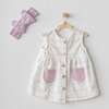 Lilac Funny Bunny Pocket Dress, White - Dresses - 2