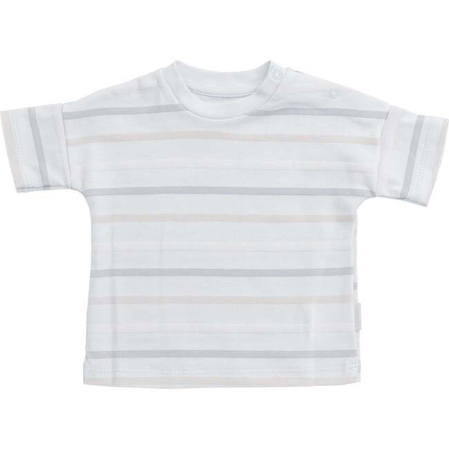 Safari Print Overalls Outfit, Light Blue - Mixed Apparel Set - 3