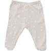 3pc Side Snap Ruffle Bow Outfit, White - Mixed Apparel Set - 4