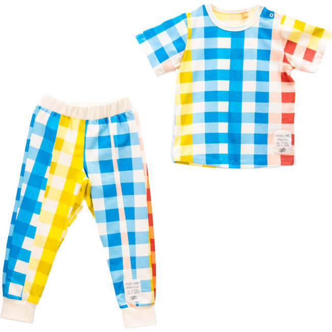 Plaid Print Outfit, Multi - Mixed Apparel Set - 1