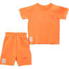 Logo Summer Outfit, Orange - Mixed Apparel Set - 1 - thumbnail